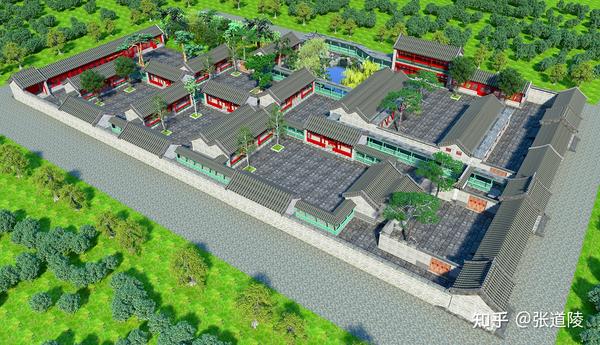 三维复原 郑希成先生《老北京民居宅院》四合院画册(二)