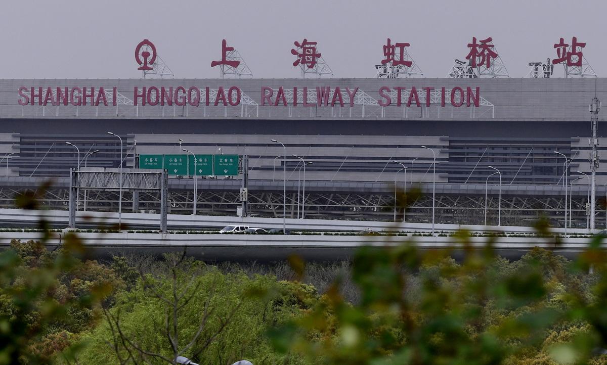 虹桥火车站杂拍严建设