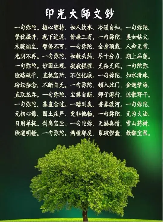 念佛的人,忙中偷闲,跏趺静坐,万缘放下,一句佛号昭昭灵灵,方寸中空灵