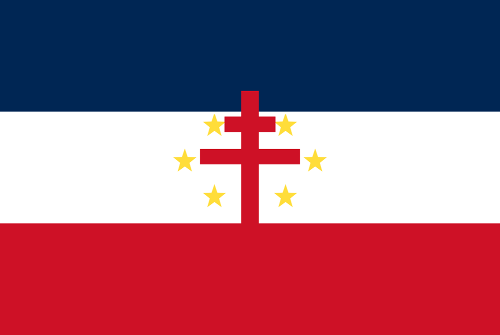 法属马达加斯加国旗
