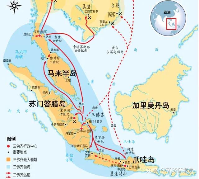 在马来半岛和广大东南亚群岛(马来群岛),这里的土著民族是古马来人