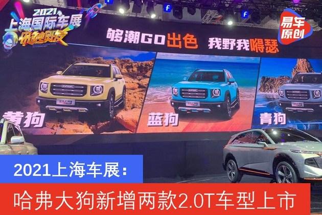 2021上海车展:哈弗大狗新增两款2.0t车型上市