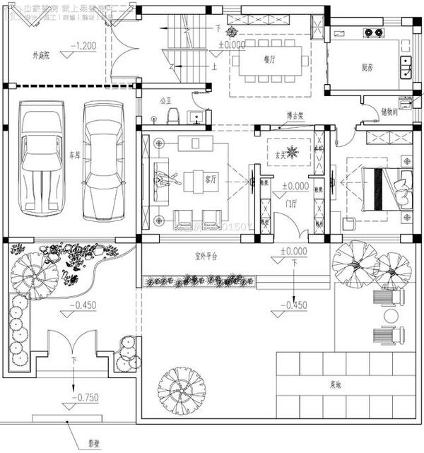 茶室阳光房车库易盖房北京顺义新中式舒适实用型宅院设计如何