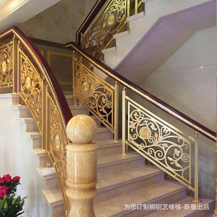 蚌埠铜艺给你楼梯扶手不一样的家居生活