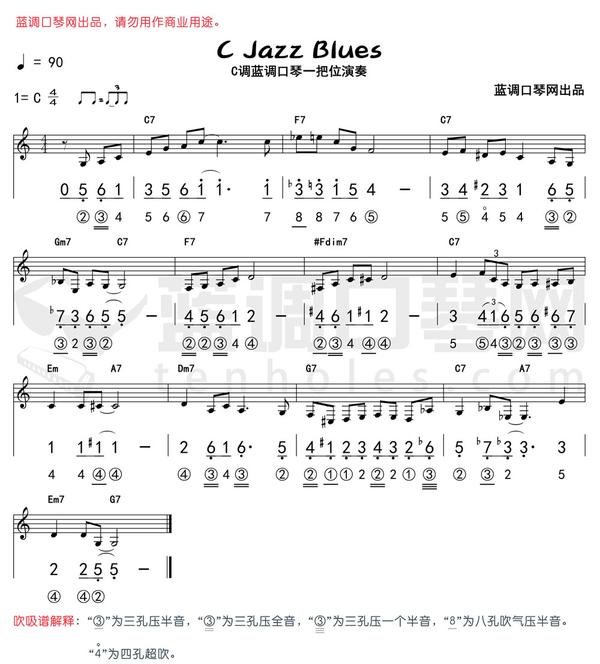 会让人上火的干货如何用一把c调口琴玩转蓝调口琴上12个调的jazzblues
