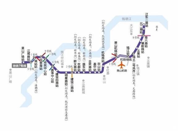 今明两年杭州6条地铁将密集通车时间表看这里