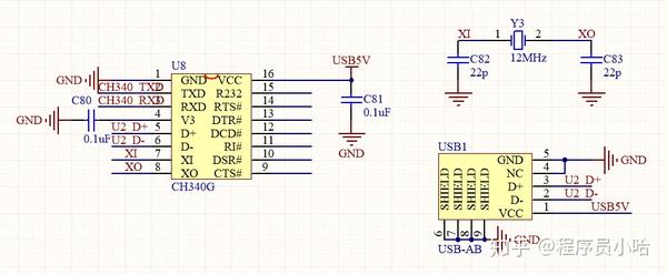 可以节省pcb布局空间; win7系统一般选择ch340作为usb