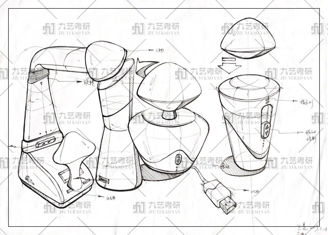 「山东建筑大学」工业设计工程140 手绘/学姐高分经验备考攻略