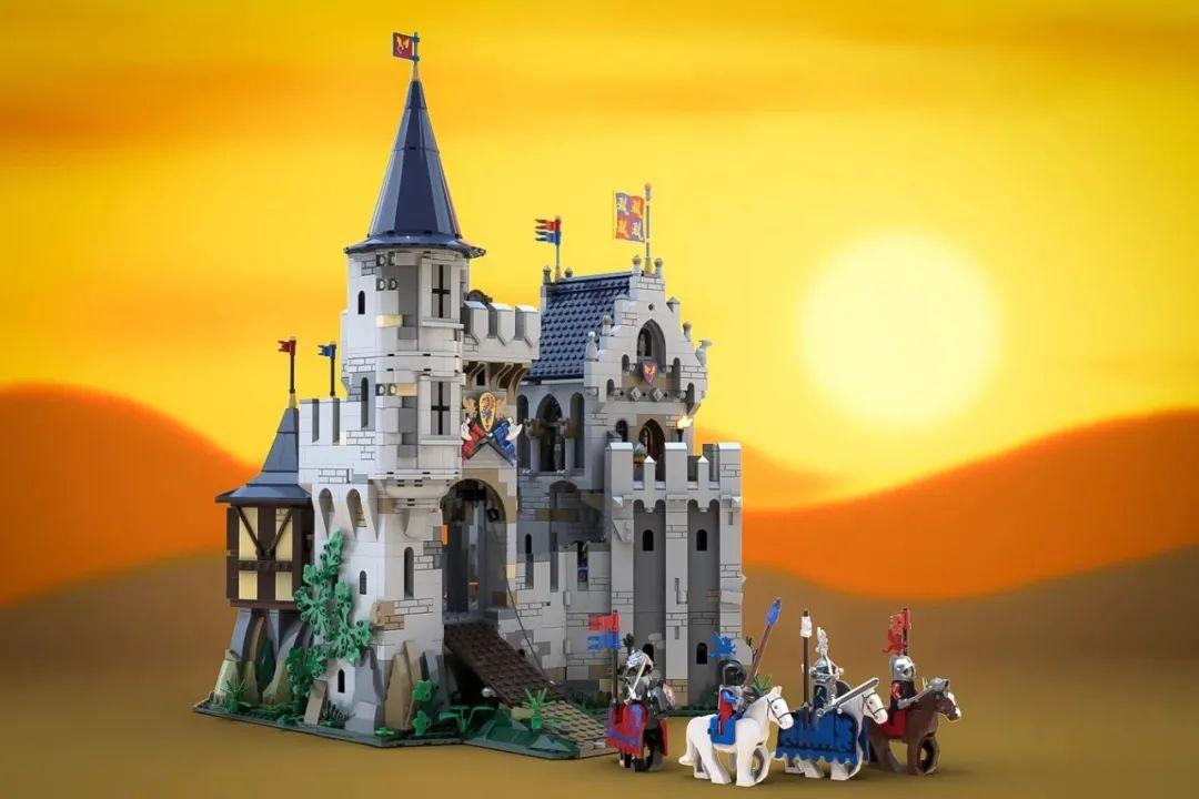 中世纪风格乐高ideas城堡模型获得10000票支持!