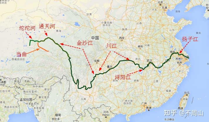 扬子江(the yangtze river,是长江从南京以下至入海口的下游河段的旧