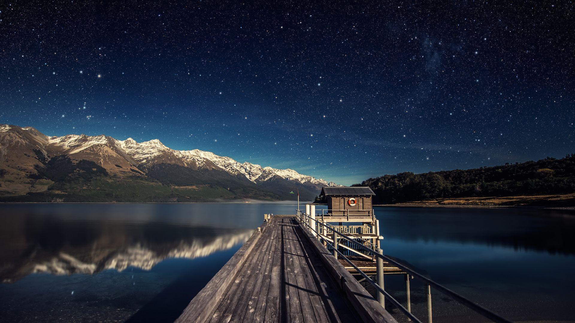 有没有什么平板用的大山星空壁纸