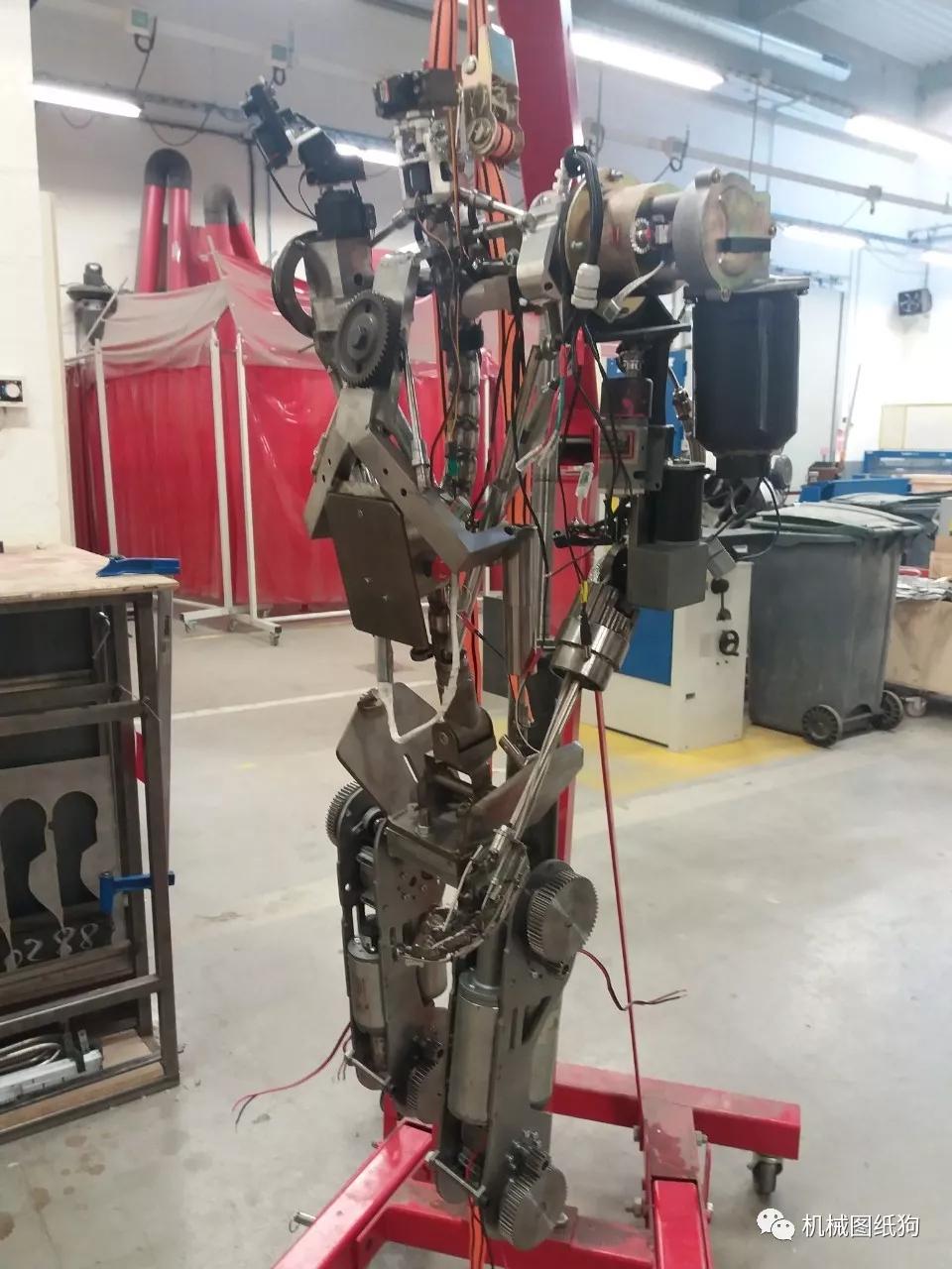 机器人stinger人形机器人机械腿结构3d图纸step格式