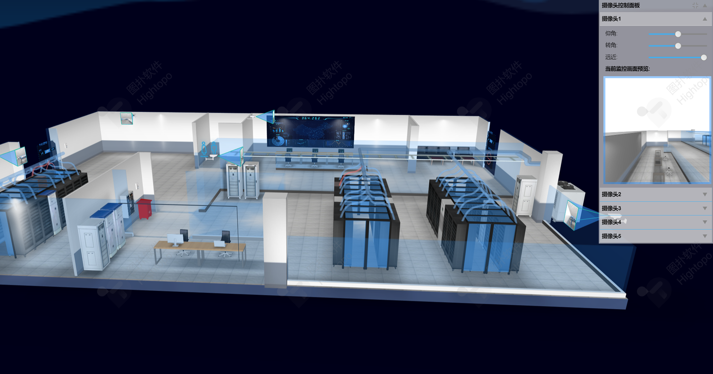 告别传统机房3d机房数据可视化实现智能化与vr技术的新碰撞