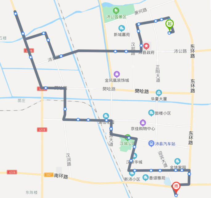 2021年最新江苏沛县火车站途经公交车线路乘坐点及其运行时间查询表