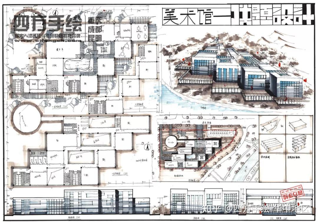 建筑设计考研录取分数线录取人数丨苏州科技大学建筑设计考研快题真题