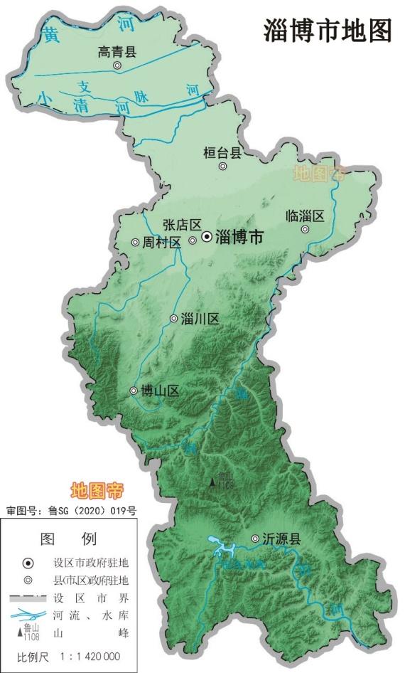 17张地形图,快速了解山东省各市