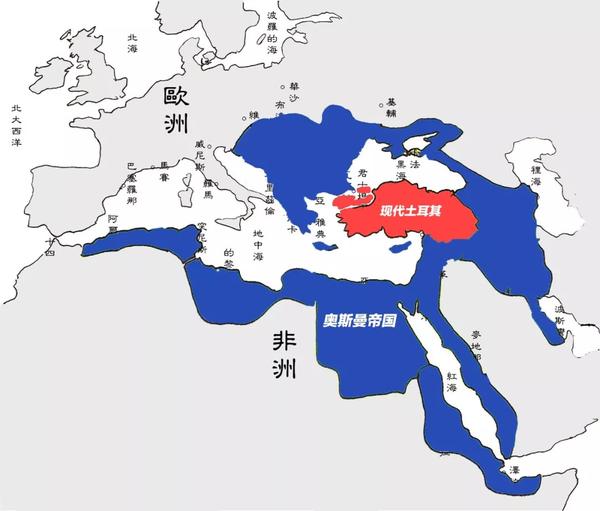 鼎盛时,奥斯曼帝国的疆域面积超过1000万平方公里,可以和当时的大明朝