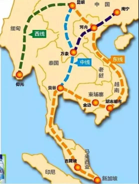 从新加坡坐高铁回中国,这几段已经建成!