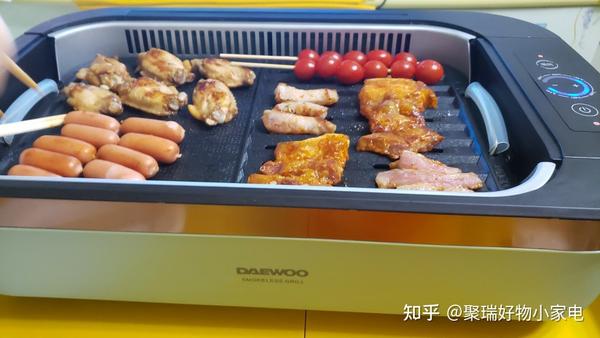 这样的的烤肉外焦里嫩,每块肉都有层次感    -   自带吸油机 在家bbq