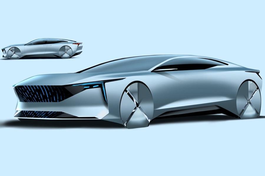 造型极具未来感一汽奔腾全新概念车设计图曝光