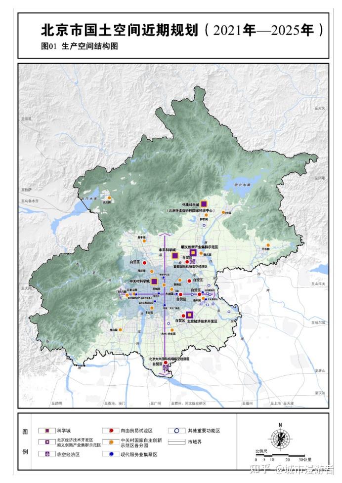 从国土空间近期规划看十四五期间北京市重点功能区域城六区篇