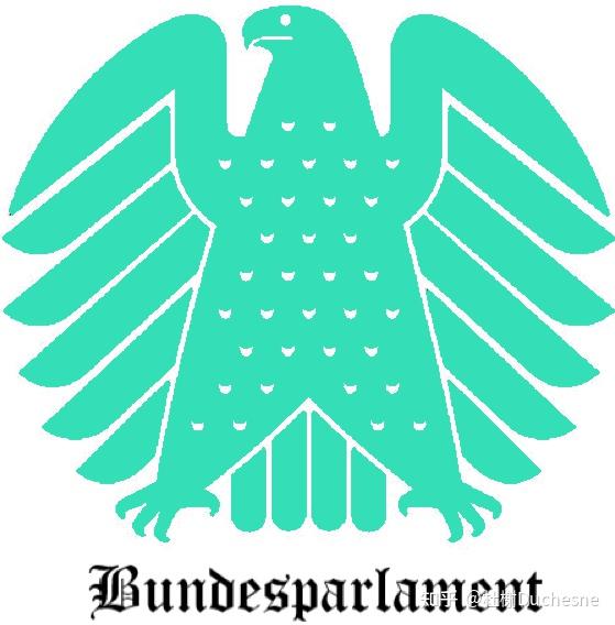 联邦议会logo.图中动物为"西风之鹰"(确信