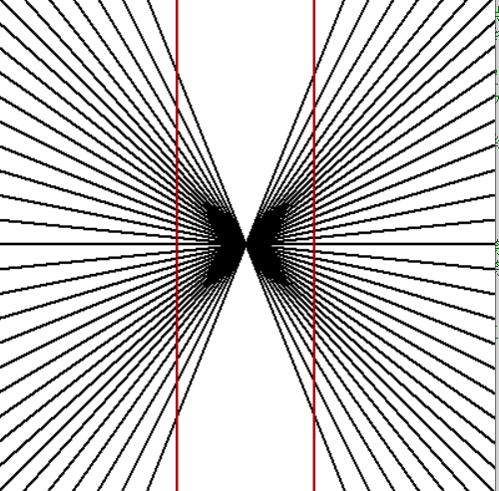 错觉图片生成实验平行线黑林错觉