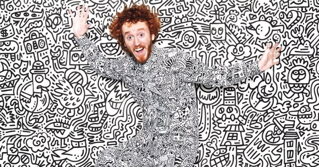 mrdoodle,mrdoodle作品高清 英国涂鸦狂人mrdoodle给他一支笔他能涂满整个地球填满每一个空隙