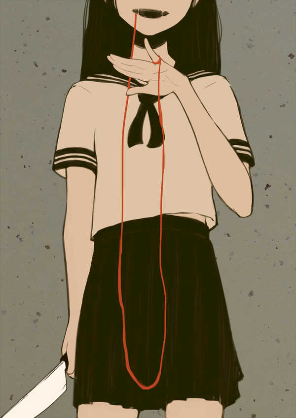 水手服病娇少女 一见倾心