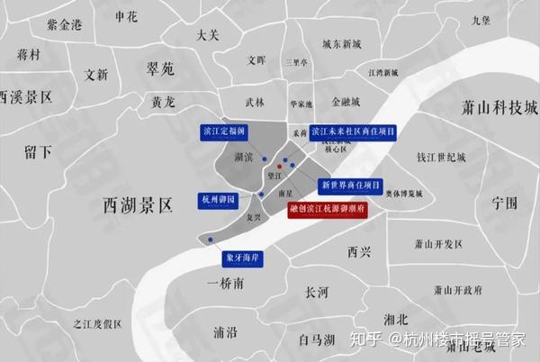 2021年杭州10区板块精装限价图,记得收藏!