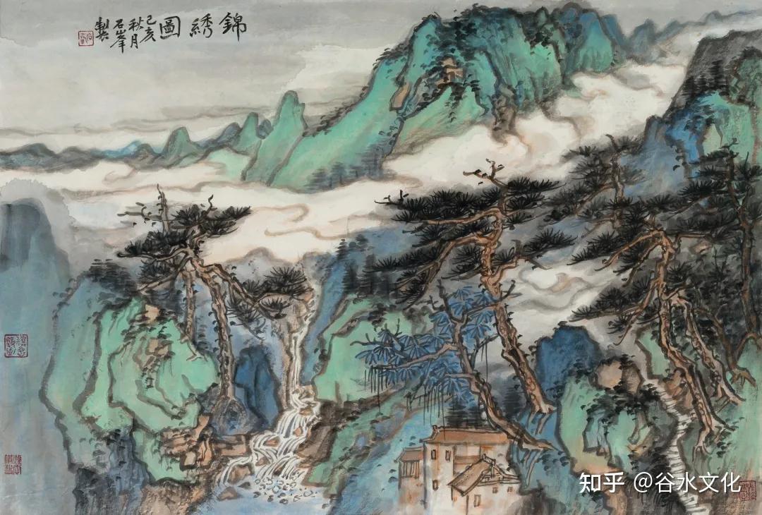 著名山水画家石峰作品欣赏