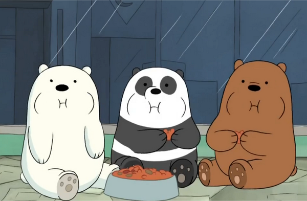 《咱们裸熊》特别萌,每次心情不好看到他们这三兄弟,都会好很多.
