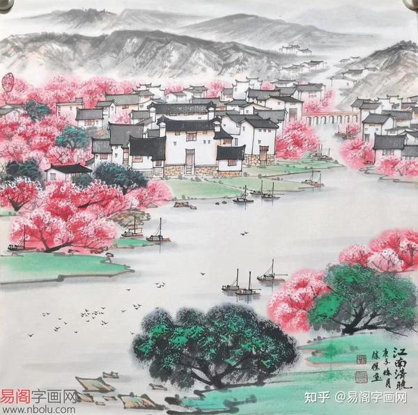 江南山水画:中国画家陈胜杰的诗意江南画