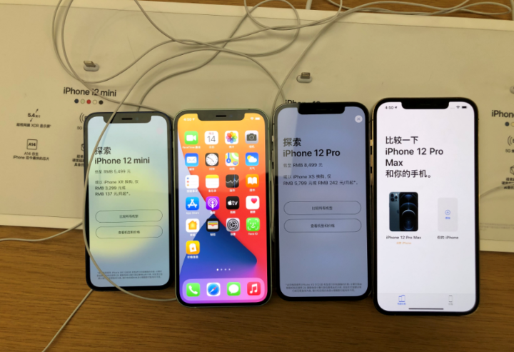 iphone12手机图,iphone12官方图 苹果12手机iphone12mini12propromax实拍比较