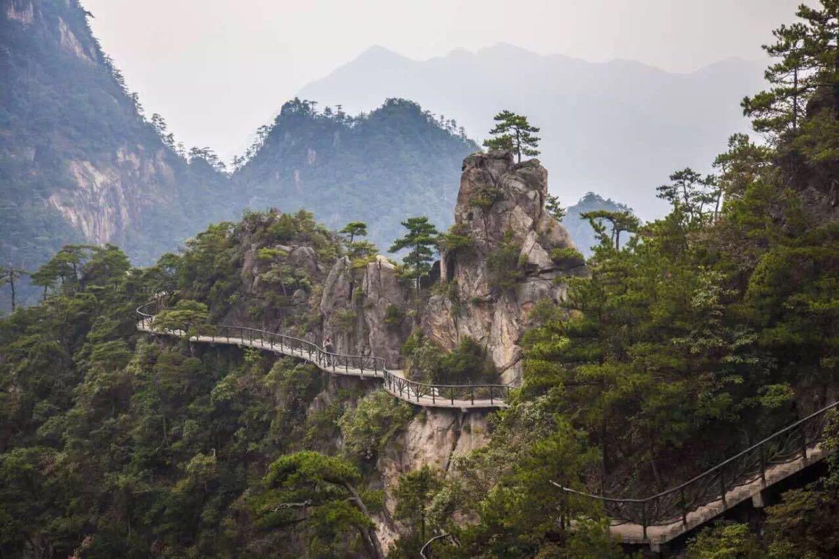 浙江秋季热门旅游景点大明山旅游攻略低音号免费语音导游