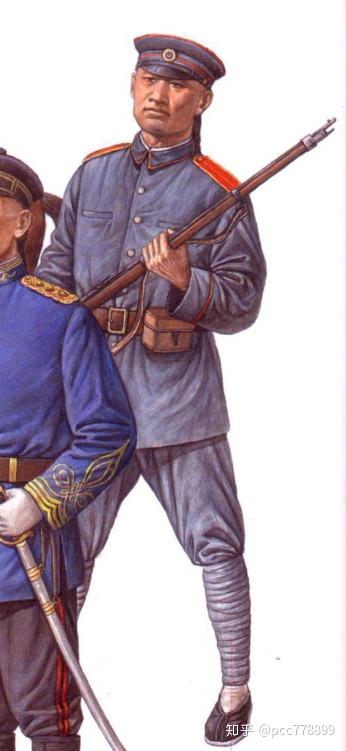 残鳞:大清帝国1905式新军陆军制服略谈(二):常服