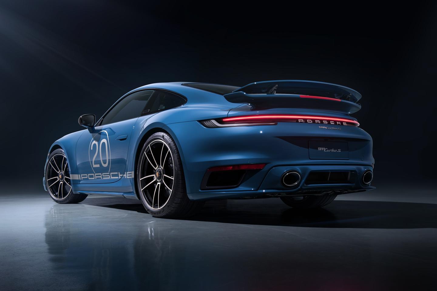 2021上海车展实拍:保时捷中国20周年纪念版911 turbo