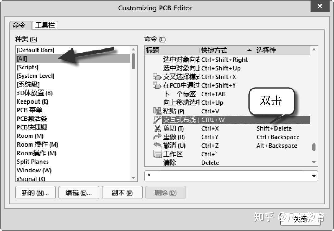 AD PCB常用系统快捷键及自定义快捷键 知乎