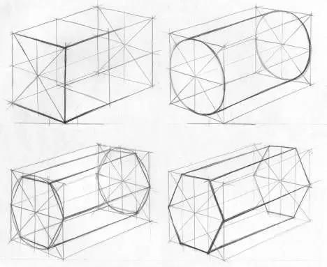 素描丨初学者一定要从几何体开始学