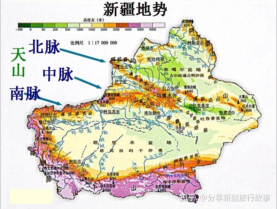 新疆旅游如何穿戴,下面用地图告诉你.