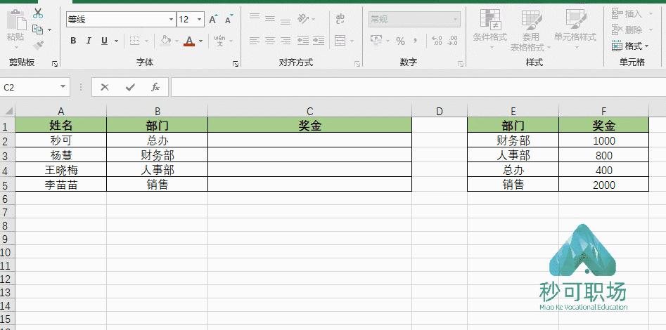 800,b2="总办",400,b2="销售",2000)=switch(b2,&