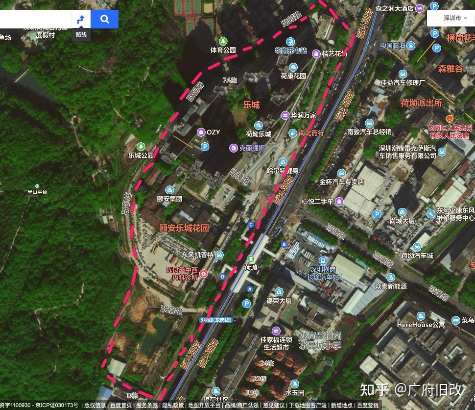 龙岗区荷坳地铁站大型综合体thetown乐城项目