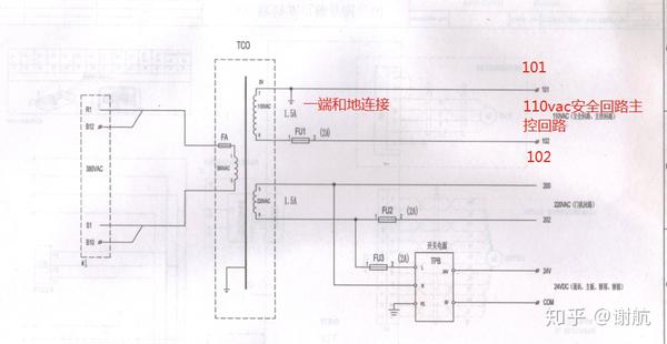 先看两张图纸 图5为门锁配线 所有的安全回路,门锁回路必须可靠接地