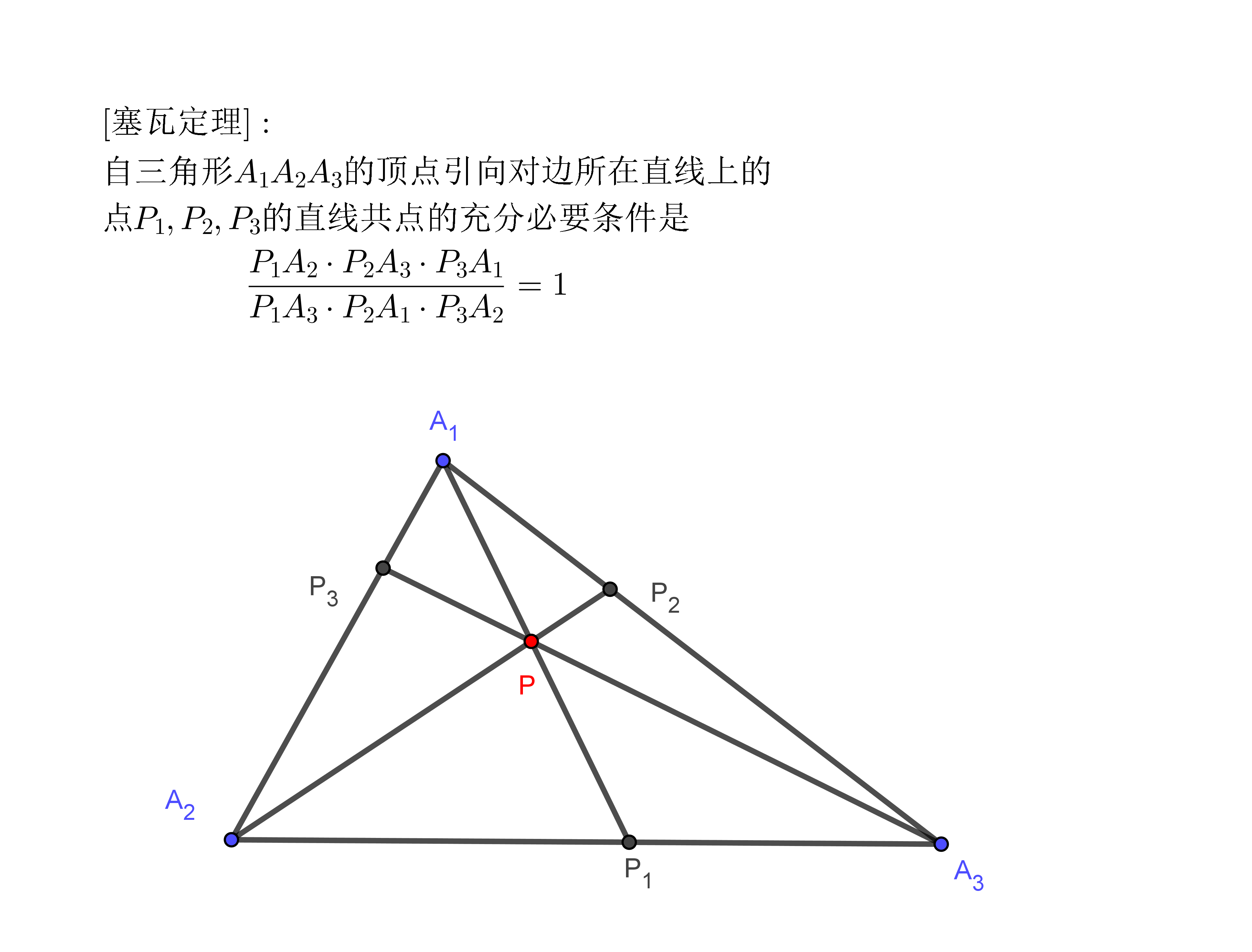 直尺作图20211011塞瓦定理梅涅劳斯定理与调和点列