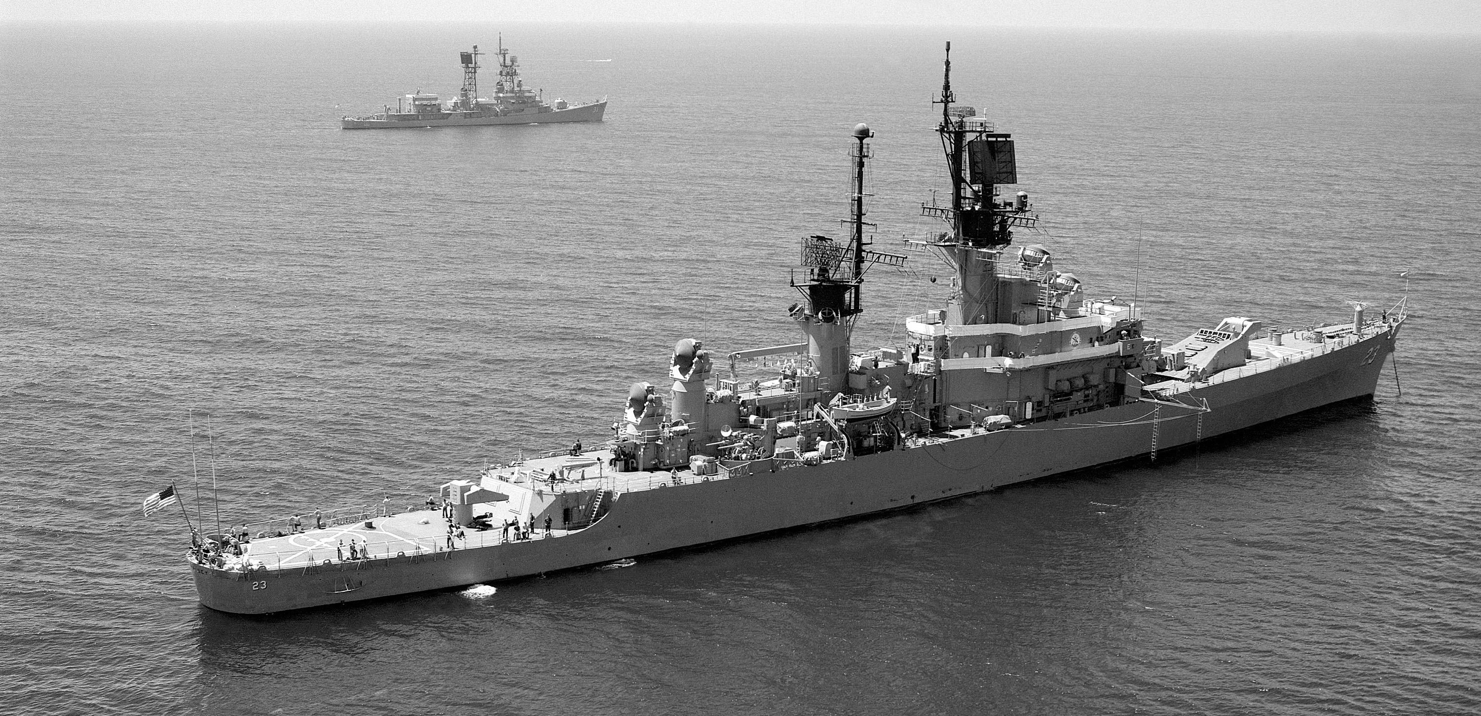 艘:3 艘 cg-10 奥尔巴尼级,1962-1964 年服役,最强的初代导弹巡洋舰