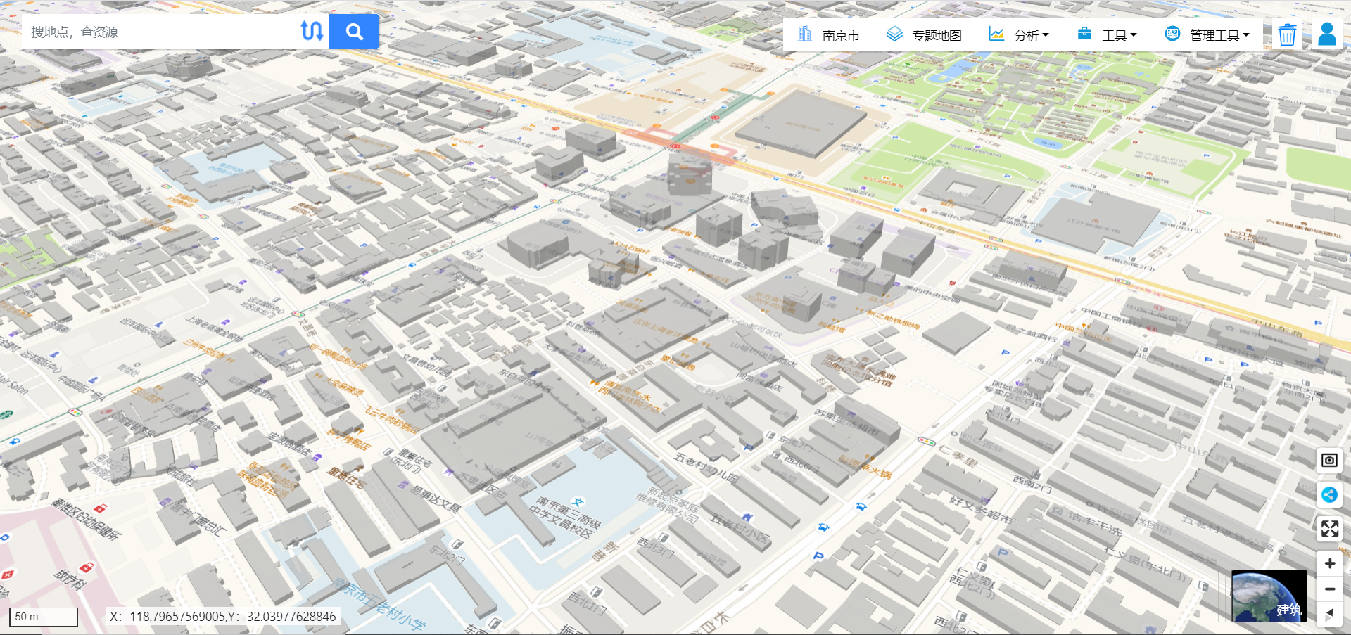 百度地图的3d地图中的道路和立交桥是怎么制作的是使用gis数据生成的