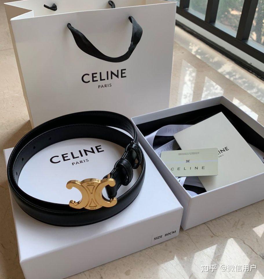 百元二手中古celine凯旋门腰带