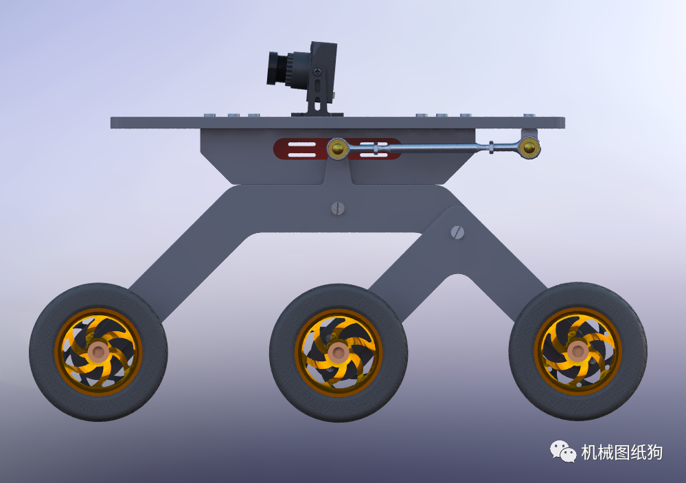 【其他车型】摇臂转向架机构小车3d图纸 solidworks设计