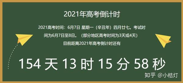 2021年高考倒计时154天,你准备逆袭还是翻盘?