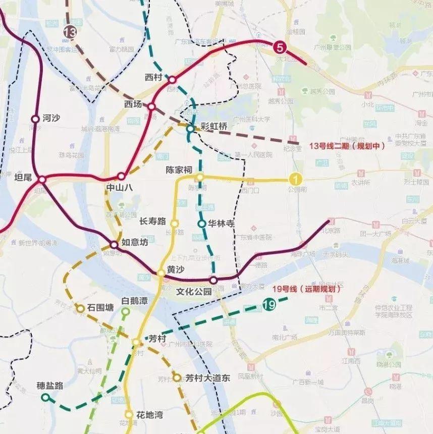吐血整理广州11区最全地铁线路图